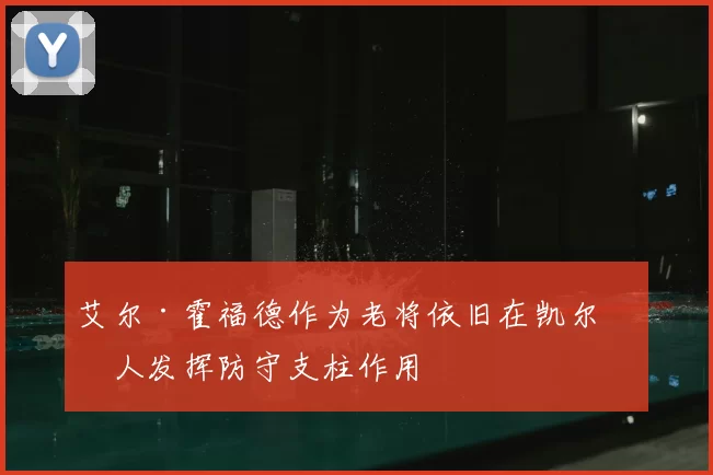 艾尔·霍福德作为老将依旧在凯尔特人发挥防守支柱作用