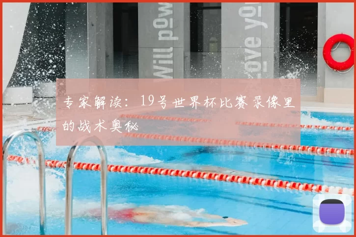 专家解读：19号世界杯比赛录像里的战术奥秘