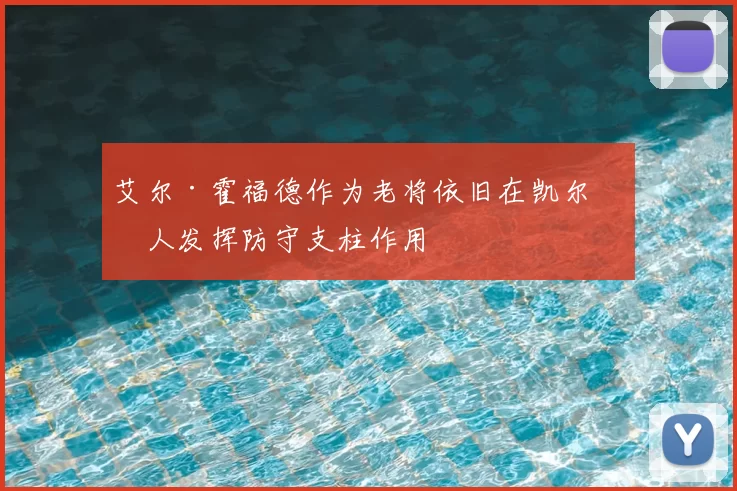 艾尔·霍福德作为老将依旧在凯尔特人发挥防守支柱作用